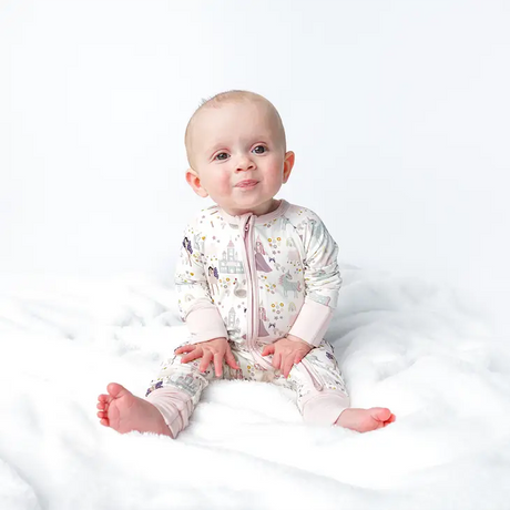 Once Upon a Time Bamboo Convertible Baby Pajama by Emerson and Friends