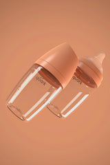 Buubibottle Mini Hybrid Feeding Bottle - Orange by Quark Baby