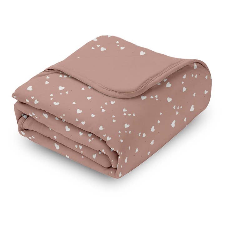 2.5 TOG Mini Cloud Blanket- Hearts by Gunamuna
