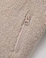Shearling Zip Jacket || Rose Water by Quincy Mae
