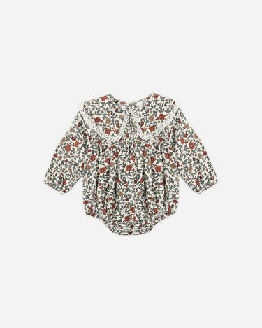 Fern Romper || Holiday Floral by Rylee + Cru