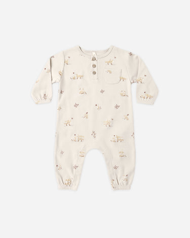 Long Sleeve Pocket Jumpsuit || Fox Land by Quincy Mae