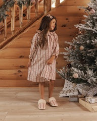 Girl's Nightgown || Candy Cane Lane by Rylee + Cru