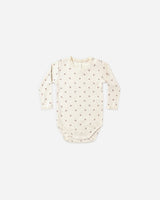 Waffle Long Sleeve Bodysuit || Fall Ditsy by Quincy Mae