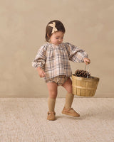 Mia Top + Bloomer Set || Fall Plaid by Quincy Mae