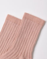 Socks Set || Natural, Dusty Rose by Quincy Mae