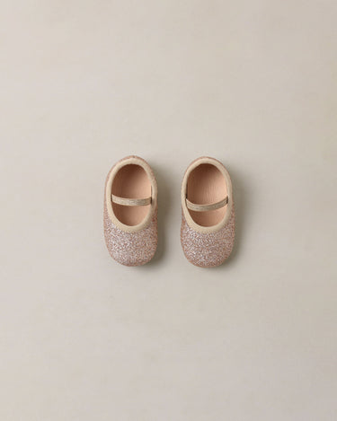 Baby Ballet Flats || Rose Gold Shimmer by Noralee