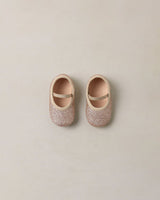 Baby Ballet Flats || Rose Gold Shimmer by Noralee