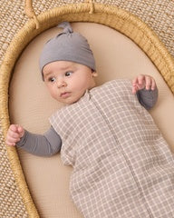 Sleep Bag || Blue Gingham by Quincy Mae