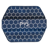 Puj Pad Armrest with Suction Cups in Navy Honeycomb