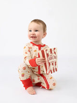 Here For the Snacks Foodie Bamboo Convertible Baby Pajamas by Emerson and Friends