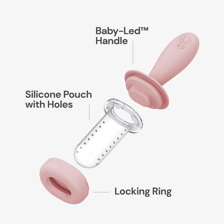 Baby-Led Gumline Feeder- Blush by EZPZ