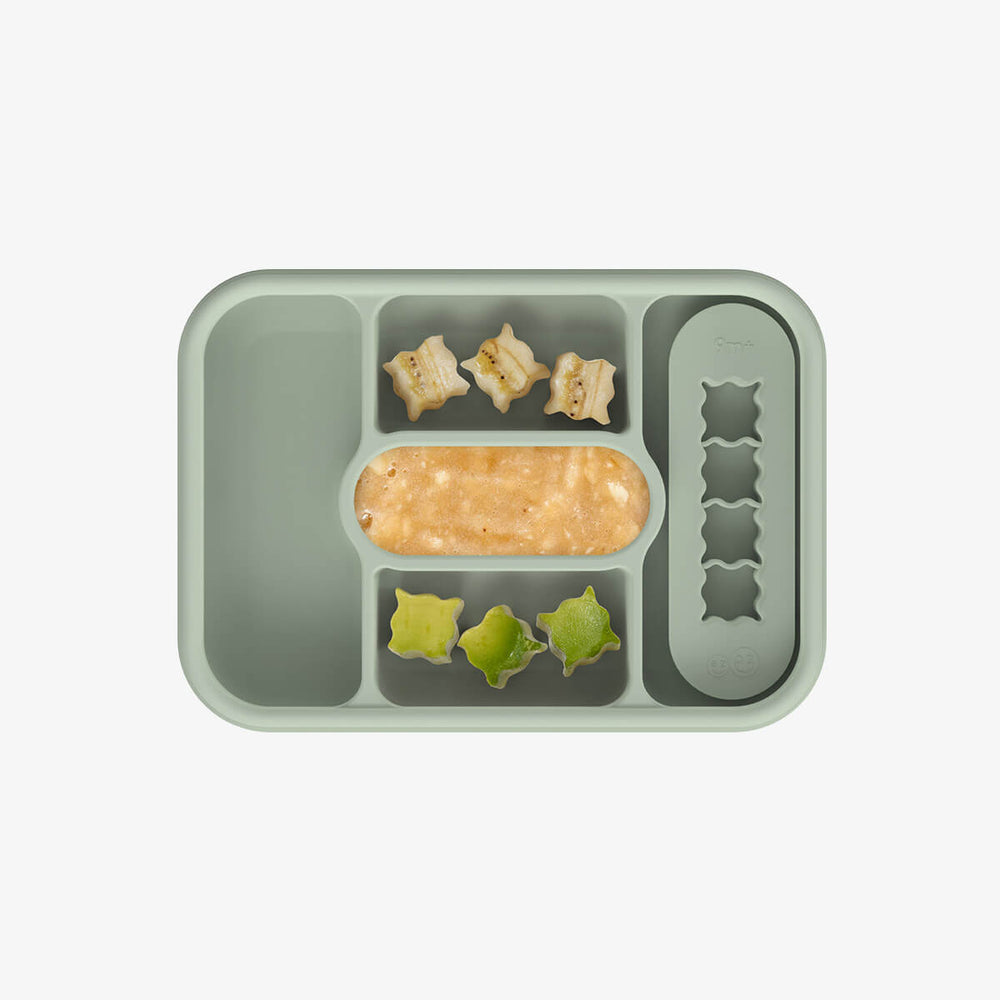 Baby-Led Weaning Travel Box- Sage by EZPZ