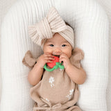 Chew Crew™ Silicone Handle Teether - Strawberry by Itzy Ritzy