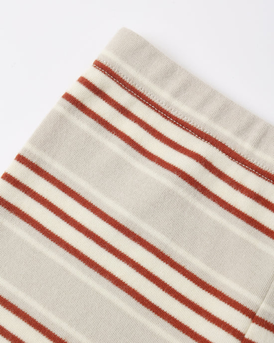 Organic Long Sleeve Pajama Set || Holiday Stripe by Rylee + Cru