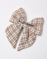 Bow || Christmas Plaid by Quincy Mae