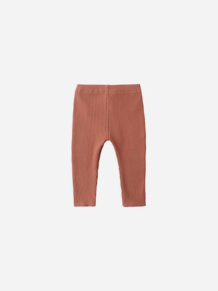 Ribbed Legging || Red by Quincy Mae
