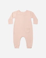 Long Sleeve Jumpsuit || Dusty Rose by Quincy Mae