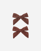 Bows, Set Of 2 || Mulberry by Rylee + Cru