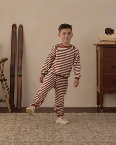 Relaxed Set || Brick Stripe by Rylee + Cru