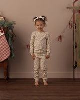 Organic Long Sleeve Pajama Set || Holly Fleur by Rylee + Cru