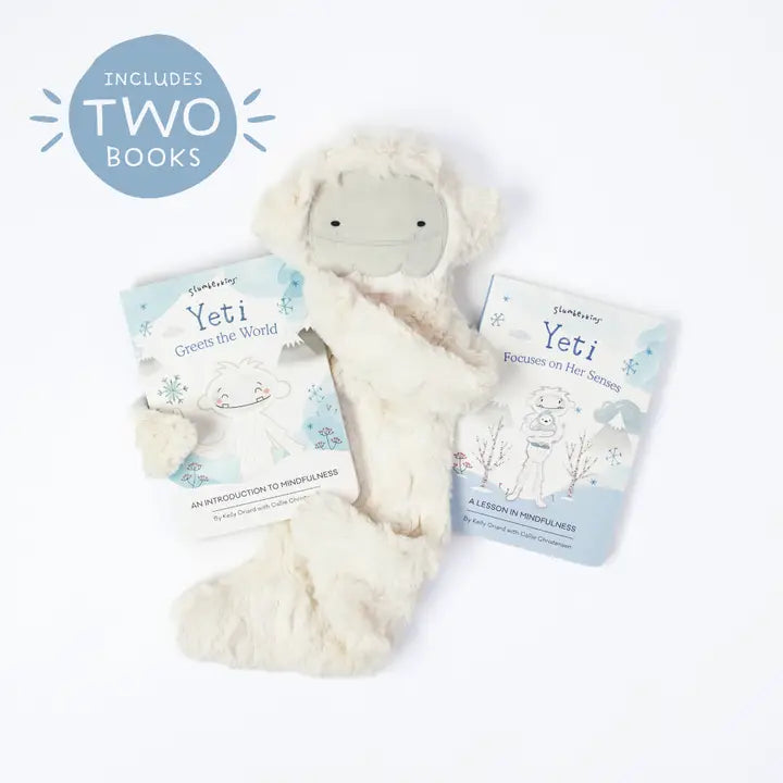 Yeti's Mindfulness Set - Lovey with 2 Books! by Slumberkins