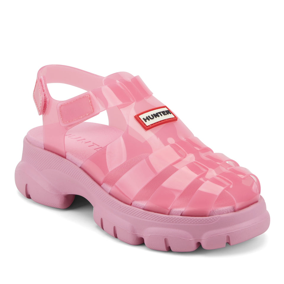 Little Kids Belize Closed Toe Sandals- Medium Pink by Hunter Boots