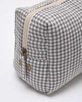 Toiletry Bag || Midnight Gingham by Quincy Mae