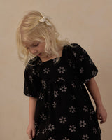 Gretta Babydoll Dress || Black Daisy by Rylee + Cru