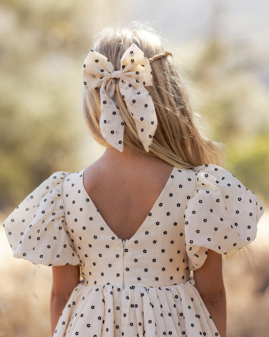 Everly Bow || Black Daisy by Noralee