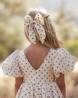Everly Bow || Black Daisy by Noralee