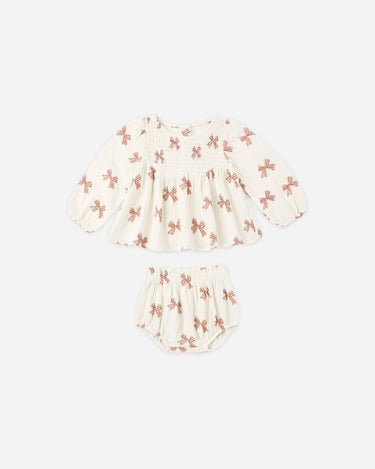 Sophia Top + Bloomer Set || Peppermint Bows by Rylee + Cru