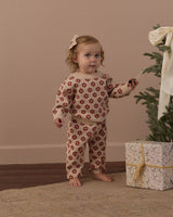 Knit Pant || Poinsettia by Rylee + Cru