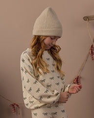 Spongey Knit Set || Evergreen Bows by Rylee + Cru