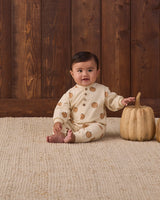 Relaxed Fleece Jumpsuit || Pumpkins by Quincy Mae