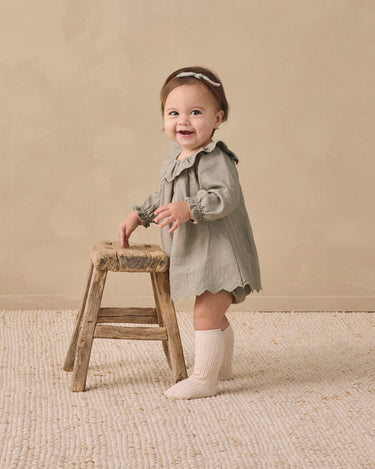 Long Sleeve Isla Dress || Laurel by Quincy Mae