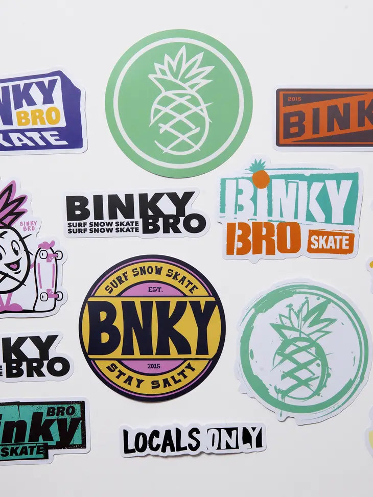 Skate Sticker Set by Binky Bro