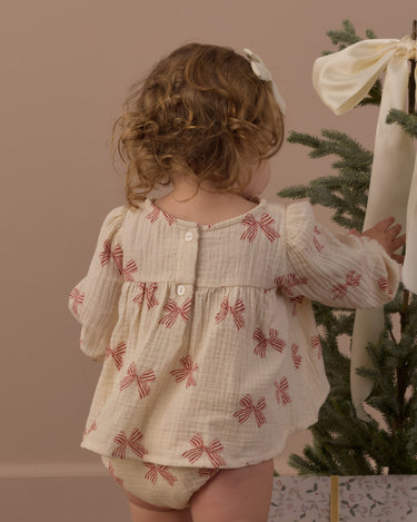 Sophia Top + Bloomer Set || Peppermint Bows by Rylee + Cru