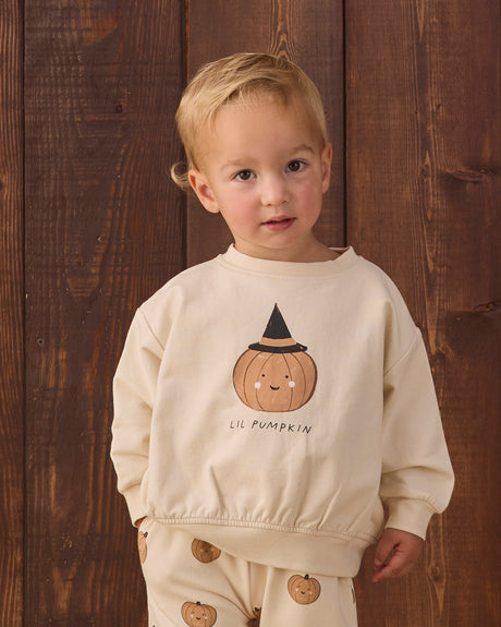 Relaxed Fleece Sweatshirt || Lil Pumpkin by Quincy Mae