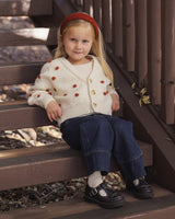 Boxy Crop Cardigan || Ruby Bobble by Rylee + Cru
