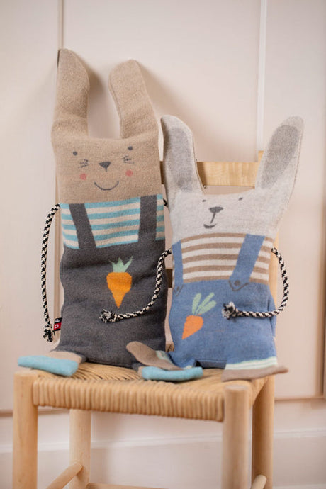 Juwel Set- Blanket in Puppet Bunny Rabbit by Indigo 11