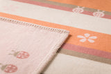 Lena Baby Blanket- Rose Ladybugs by Indigo 11