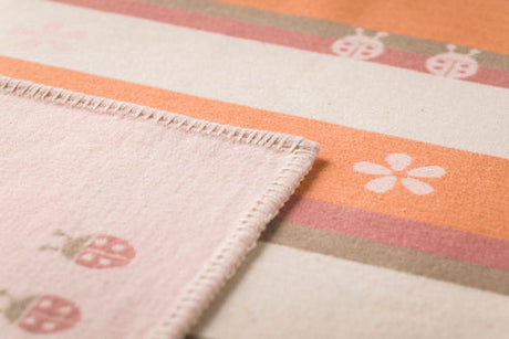 Lena Baby Blanket- Rose Ladybugs by Indigo 11