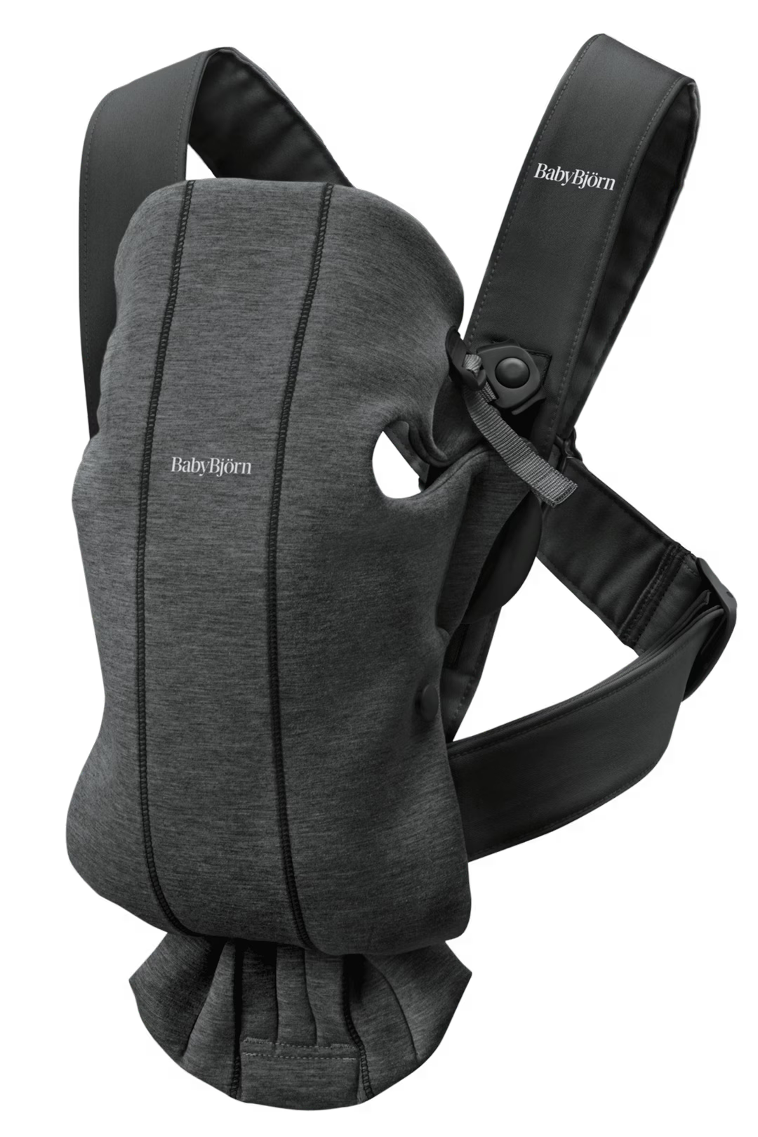 Baby Carrier Mini- Charcoal Grey, 3D Jersey by BabyBjorn