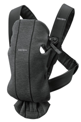 Baby Carrier Mini- Charcoal Grey, 3D Jersey by BabyBjorn