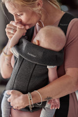 Baby Carrier Mini- Charcoal Grey, 3D Jersey by BabyBjorn