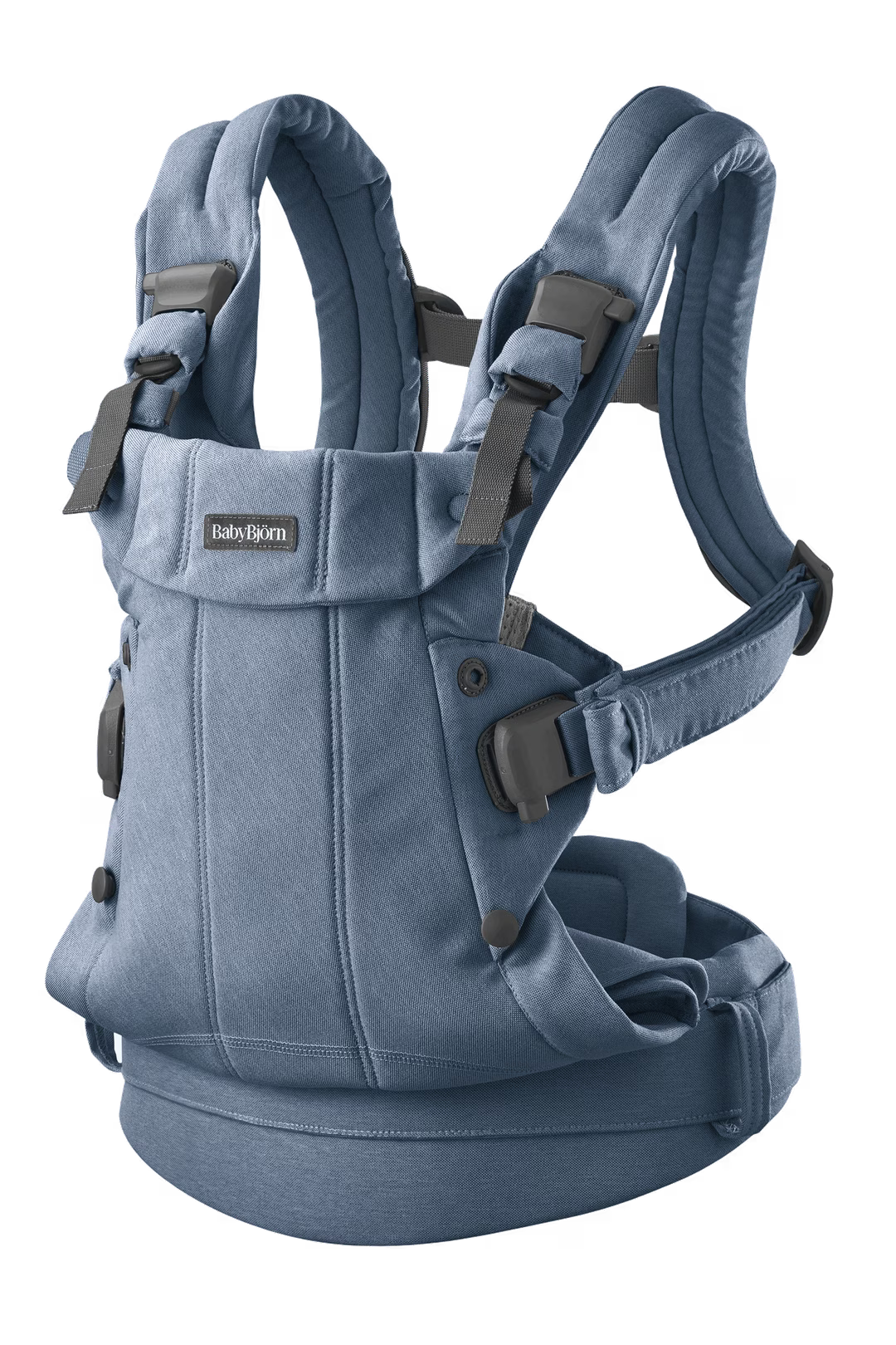 Baby Carrier Harmony- Blue, Woven Mélange by BabyBjorn