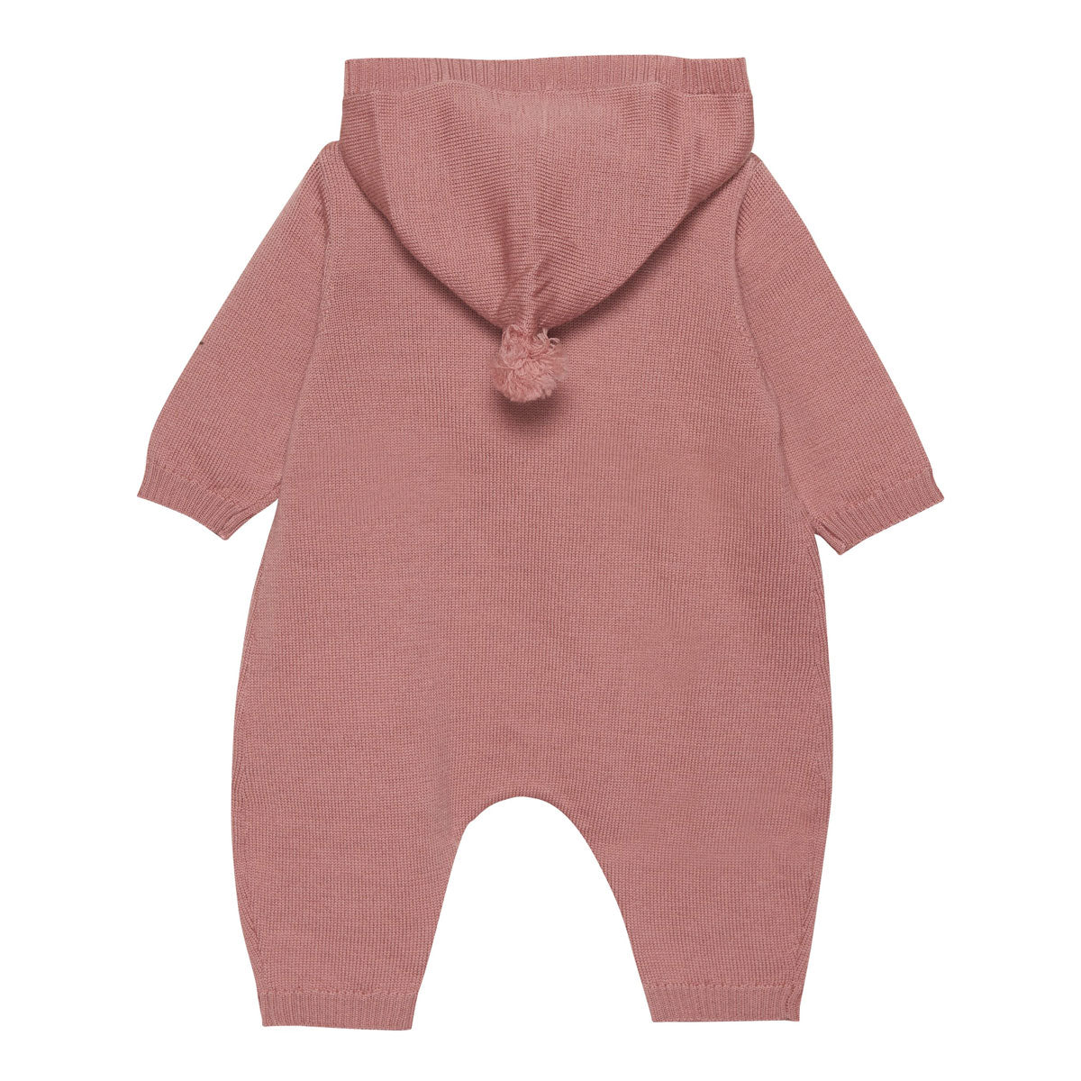 Wool Knit Wholesuit in Old Rose by Fixoni