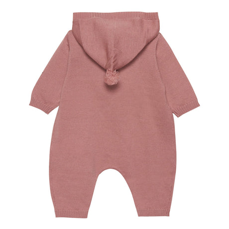 Wool Knit Wholesuit in Old Rose by Fixoni