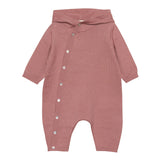 Wool Knit Wholesuit in Old Rose by Fixoni